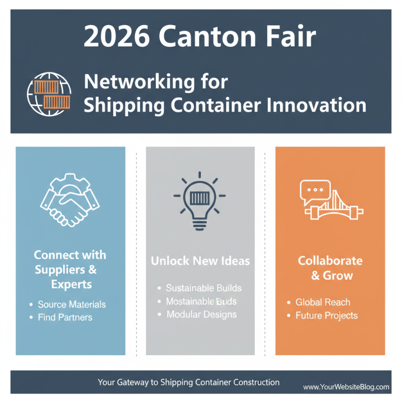 How to Utilize Shipping Container Construction at 2026 Canton Fair?