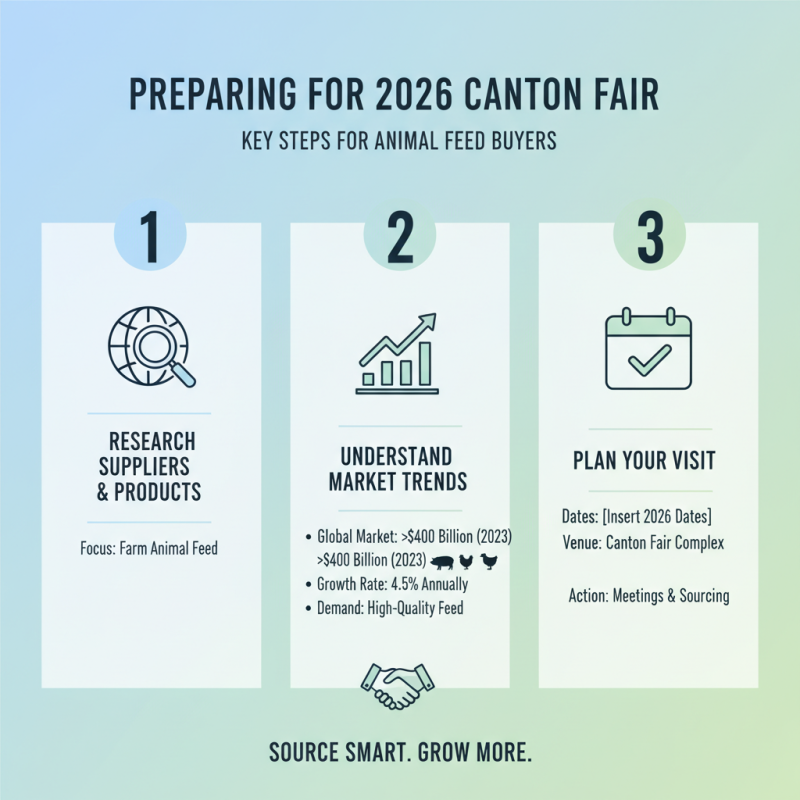 How to Source Farm Animal Feed at 2026 Canton Fair?