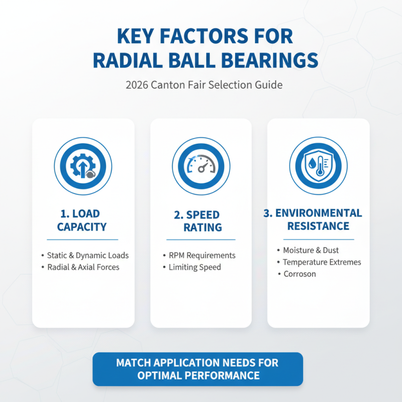 How to Choose Radial Ball Bearings at the 2026 Canton Fair?