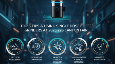 Top 5 Tips for Using Single Dose Coffee Grinder at 2026 Canton Fair?