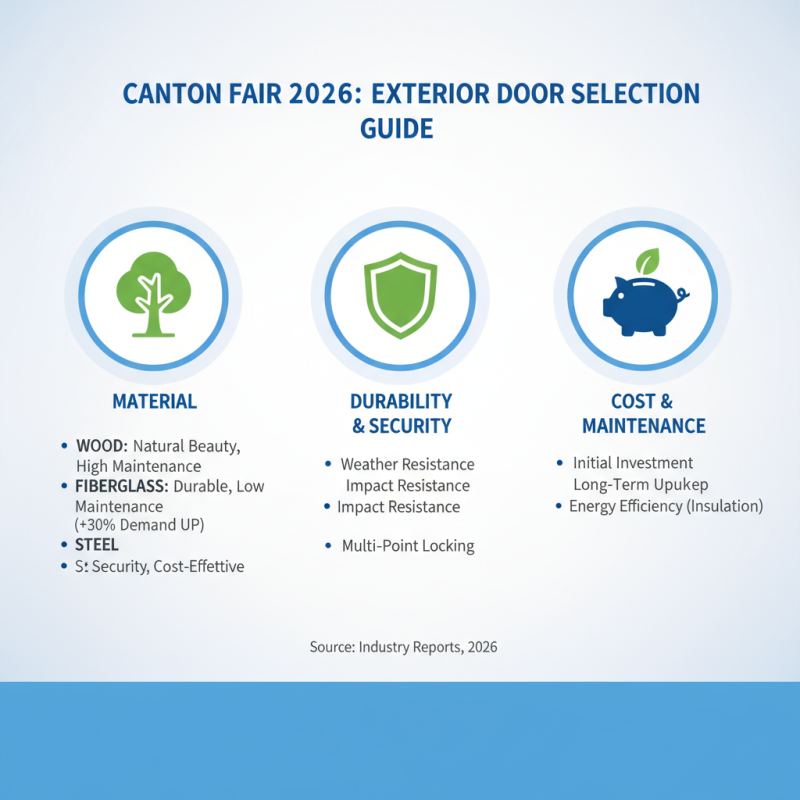 How to Choose the Best Exterior Door at the 2026 Canton Fair?