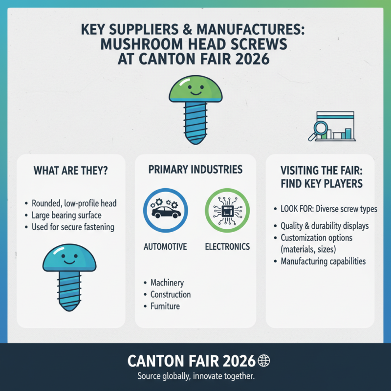 How to Source Mushroom Head Screws at the 2026 Canton Fair?