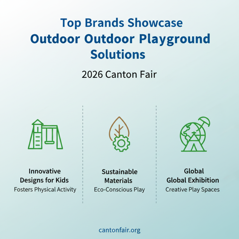 Top Outdoor Playground Sets to Explore at the 2026 Canton Fair?