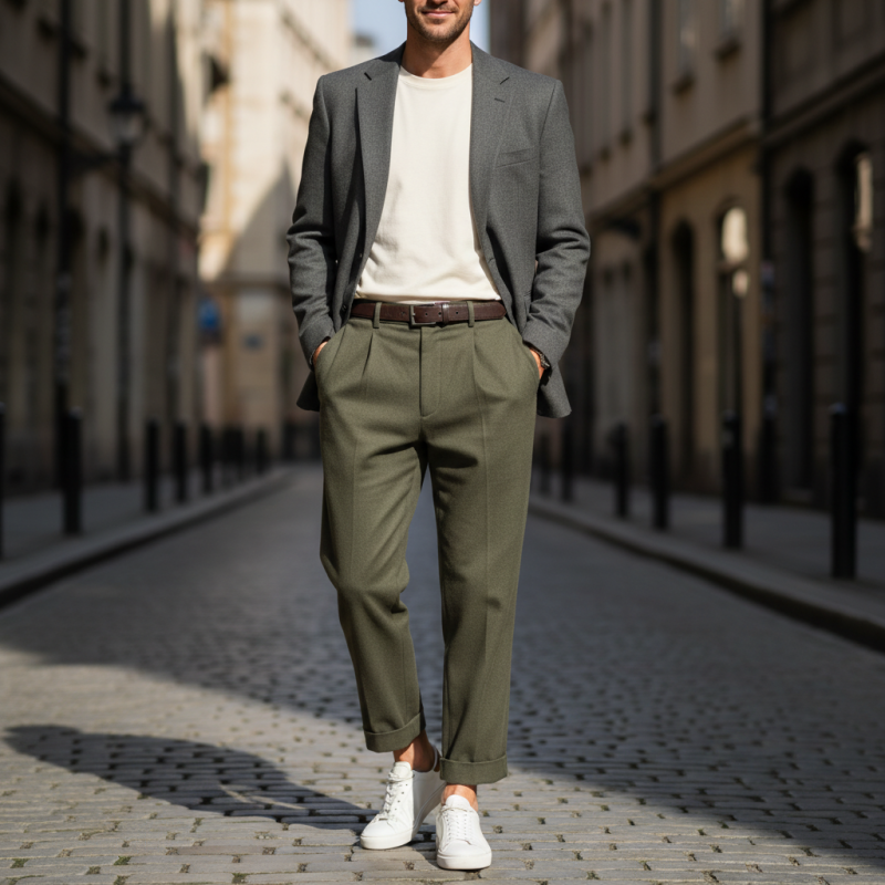 2026 How to Style Pleated Cuffed Pants for Effortless Fashion?