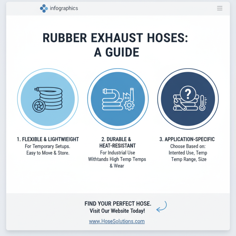 How to Choose the Right Rubber Exhaust Hose for Your Needs?