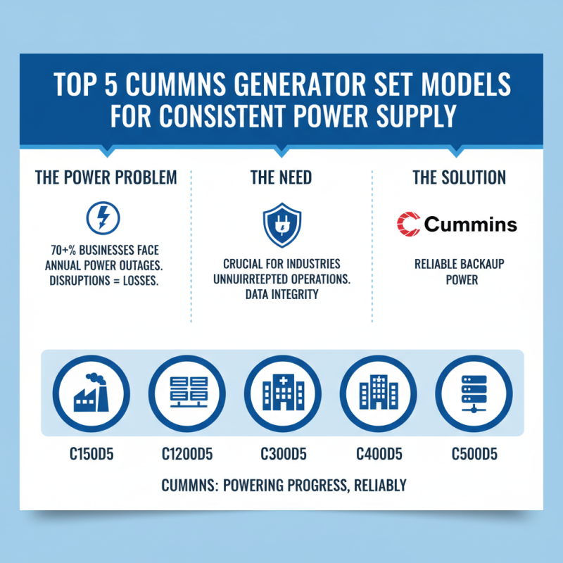 Top 5 Cummens Generator Set Models for Reliable Power Solutions?