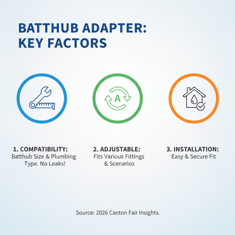 How to Choose the Right Bathtub Adapter at the 2026 Canton Fair?