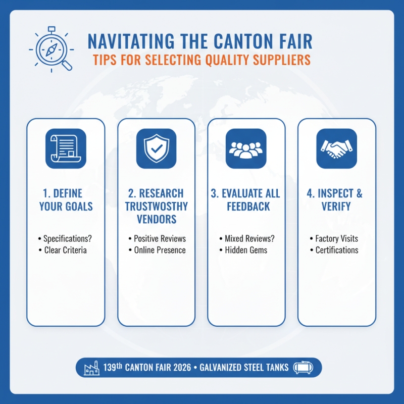 How to Buy Galvanized Steel Tanks at the 139th Canton Fair 2026?