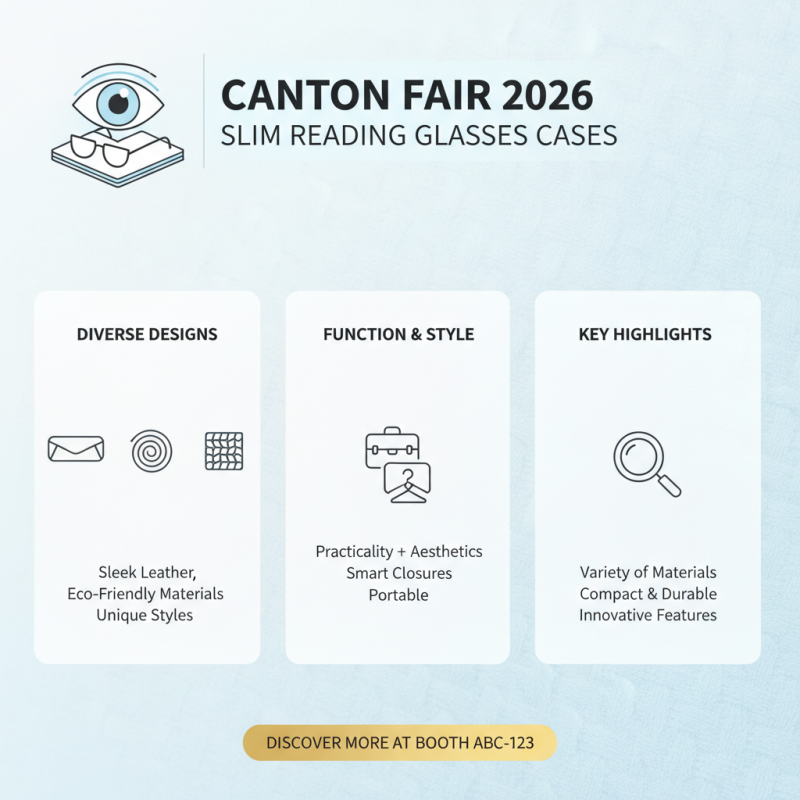 Slim Reading Glasses Case at Canton Fair 2026 What to Expect?