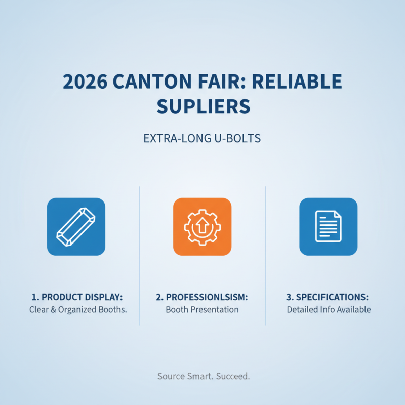 How to Source Extra Long Square U Bolts at 2026 Canton Fair?
