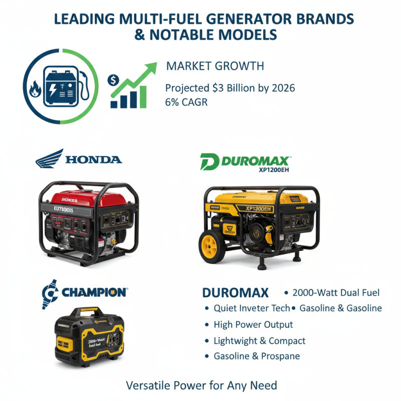 2026 Top Multi Fuel Generator Models and Their Benefits?