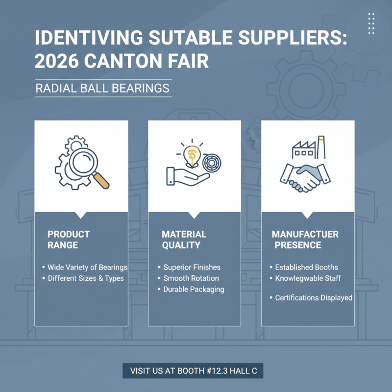 How to Choose Radial Ball Bearings at the 2026 Canton Fair?