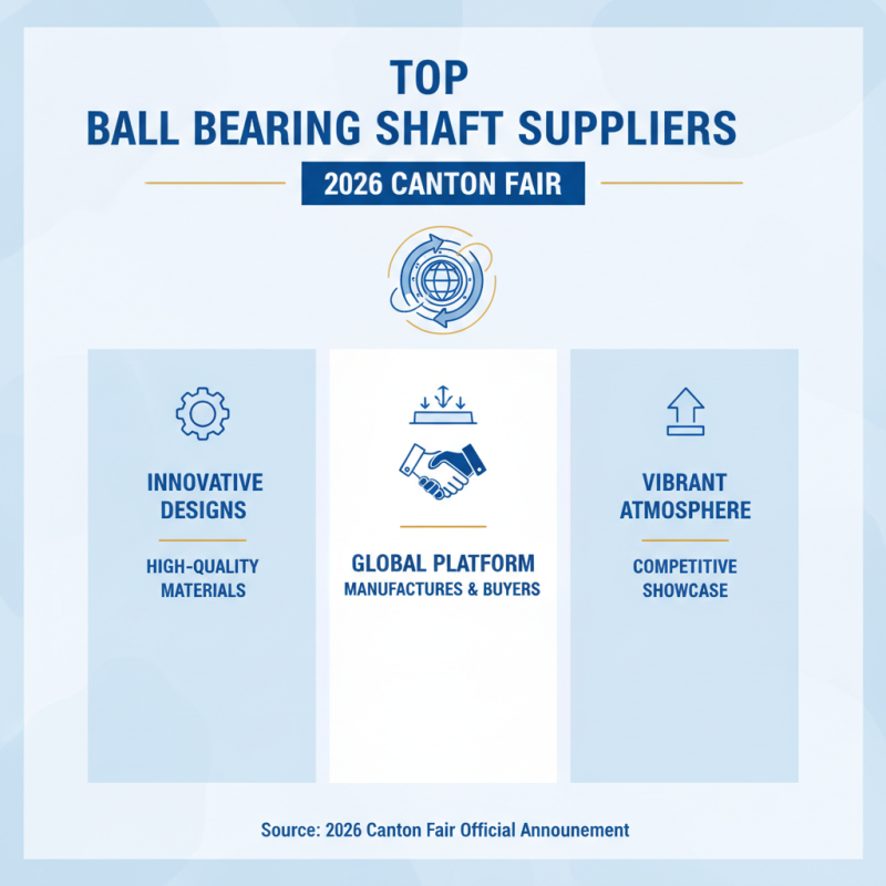 Top Ball Bearing Shaft Suppliers for 2026 Canton Fair?