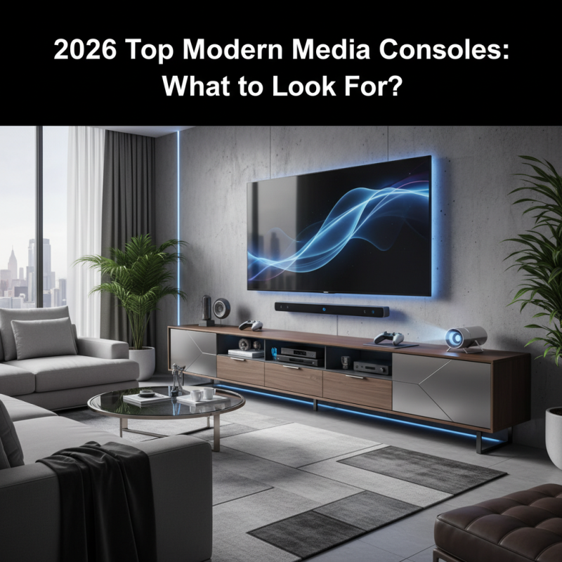 2026 Top Modern Media Consoles What to Look For?