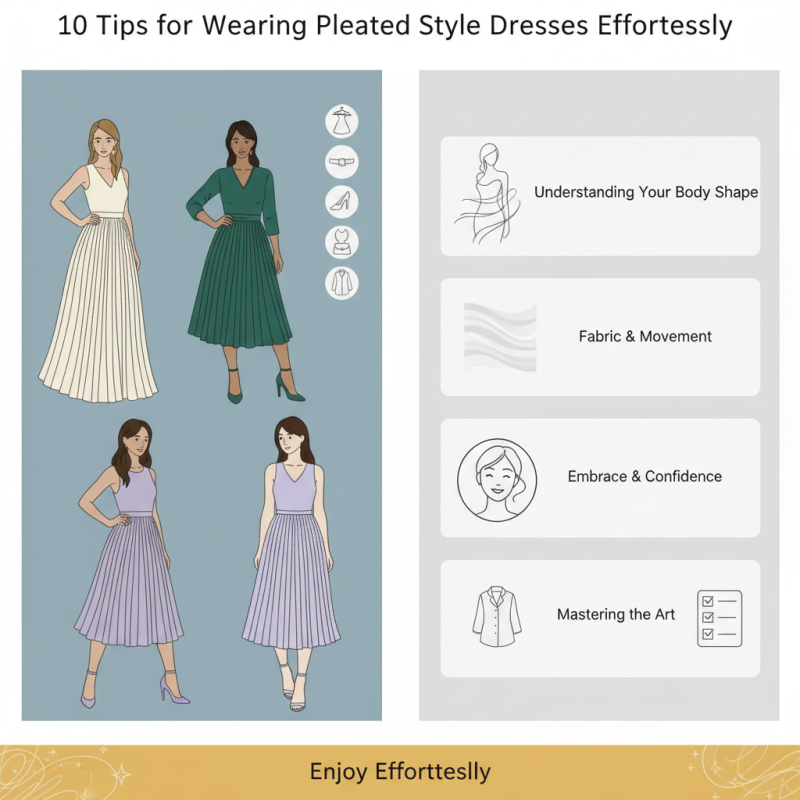 10 Tips for Wearing Pleated Style Dresses Effortlessly?
