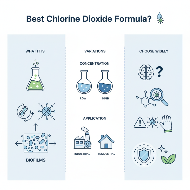 Best Chlorine Dioxide Formula for Effective Disinfection?