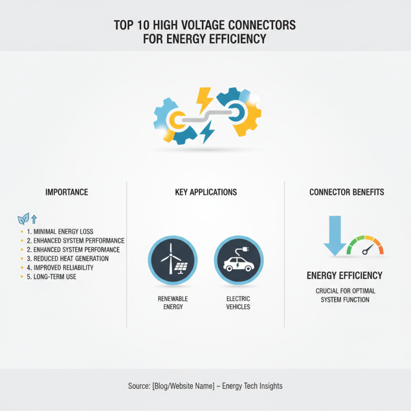 Top 10 High Voltage Connectors for Maximum Energy Efficiency?