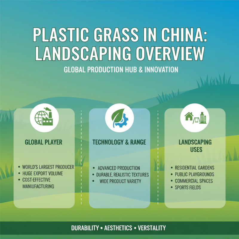 China Top Plastic Grass Products for Your Landscaping Needs?