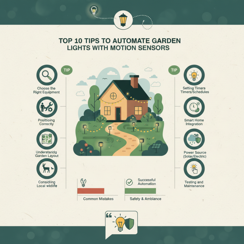 Top 10 Tips to Automate Garden Lights with Motion Sensors?