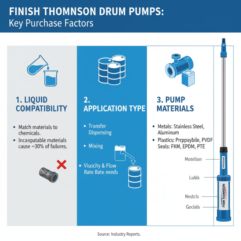 Where to Buy Finish Thompson Drum Pumps for Global Needs?