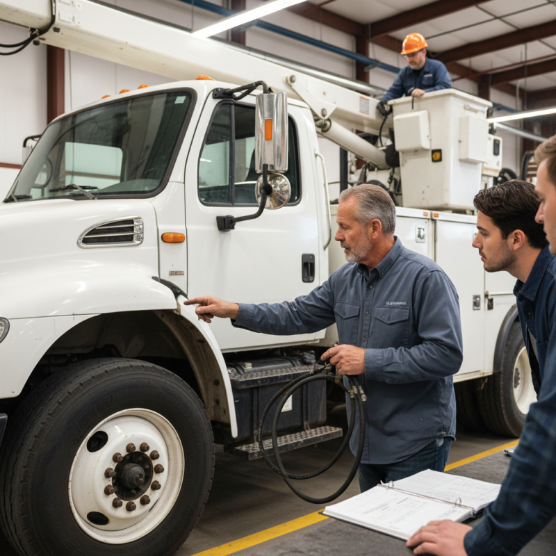 How to Inspect a Used Bucket Truck Before Buying Guide?