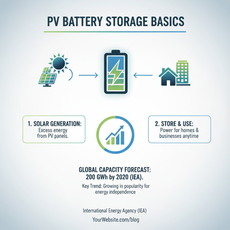 Why Choose Pv Battery Storage for Your Energy Needs?