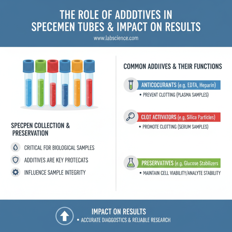 What is a specimen tube and how is it used?