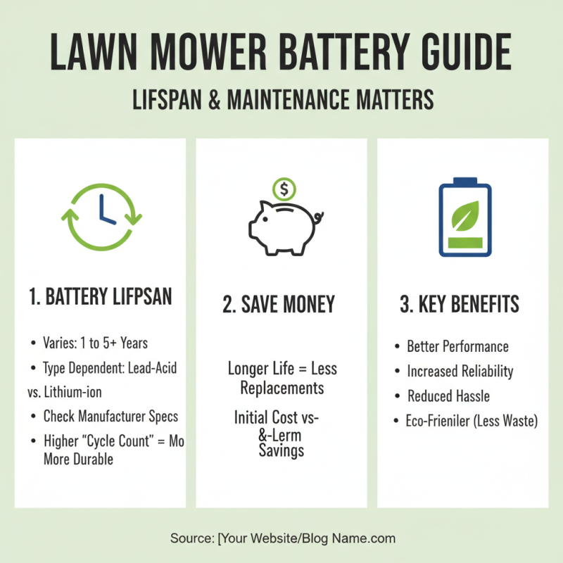 How to Choose the Best Lawn Mower Battery for Your Needs?