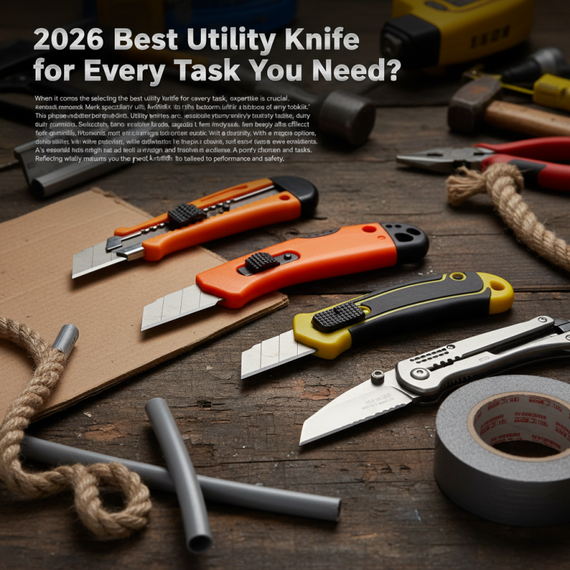 2026 Best Utility Knife for Every Task You Need?