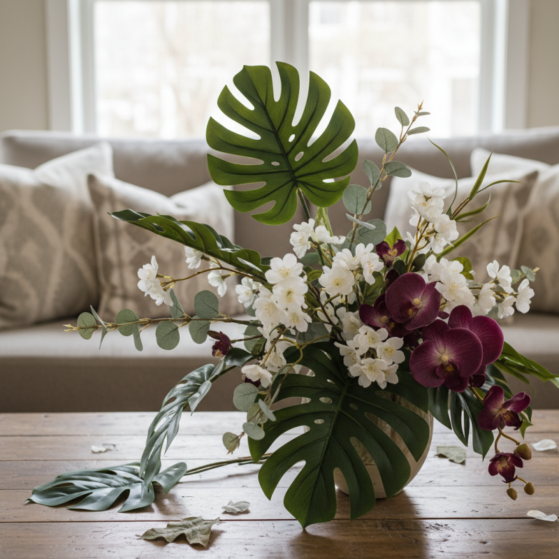 How to Choose Artificial Flowers Leaves for Your Home Decor?