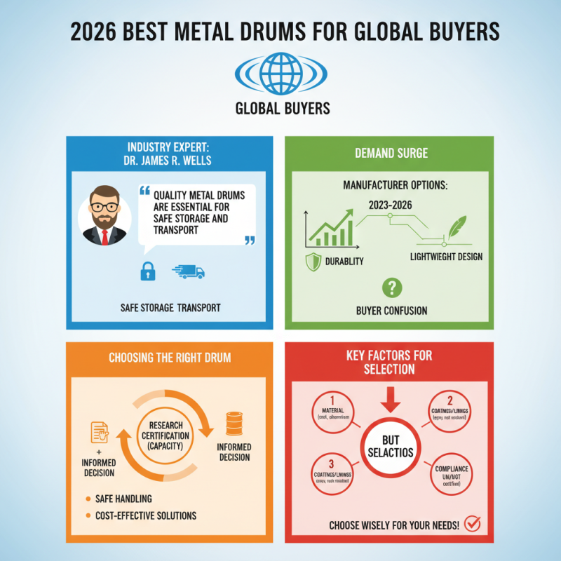 2026 Best Metal Drums for Global Buyers to Consider?