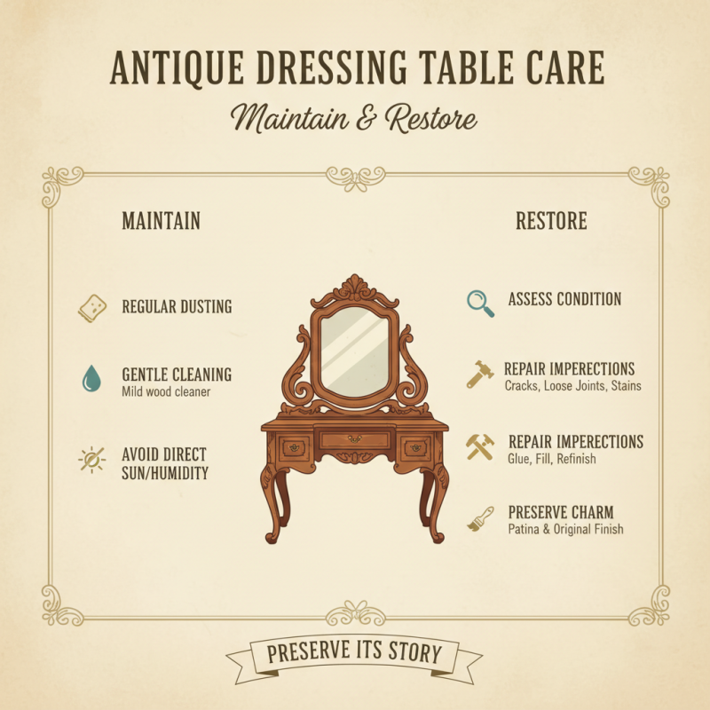 How to Choose the Perfect Antique Dressing Table for Your Home?
