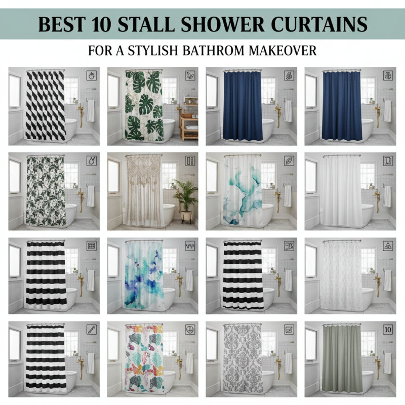 Best 10 Stall Shower Curtains for a Stylish Bathroom Makeover?