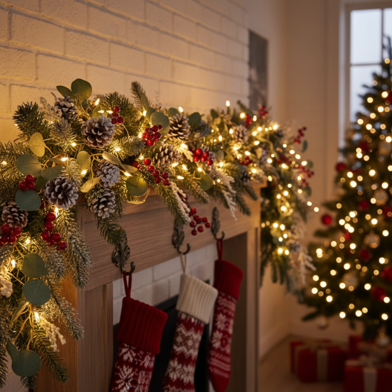 Top 10 Christmas Garland With Lights Ideas to Brighten Your Holiday Home?
