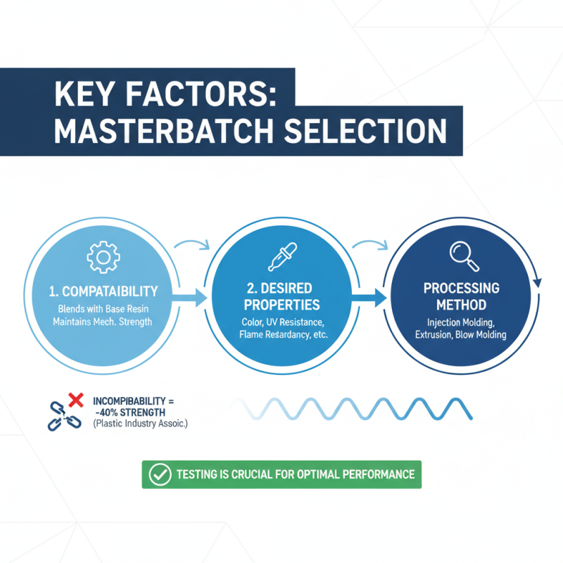 2026 How to Choose the Right Plastic Masterbatch for Your Project?