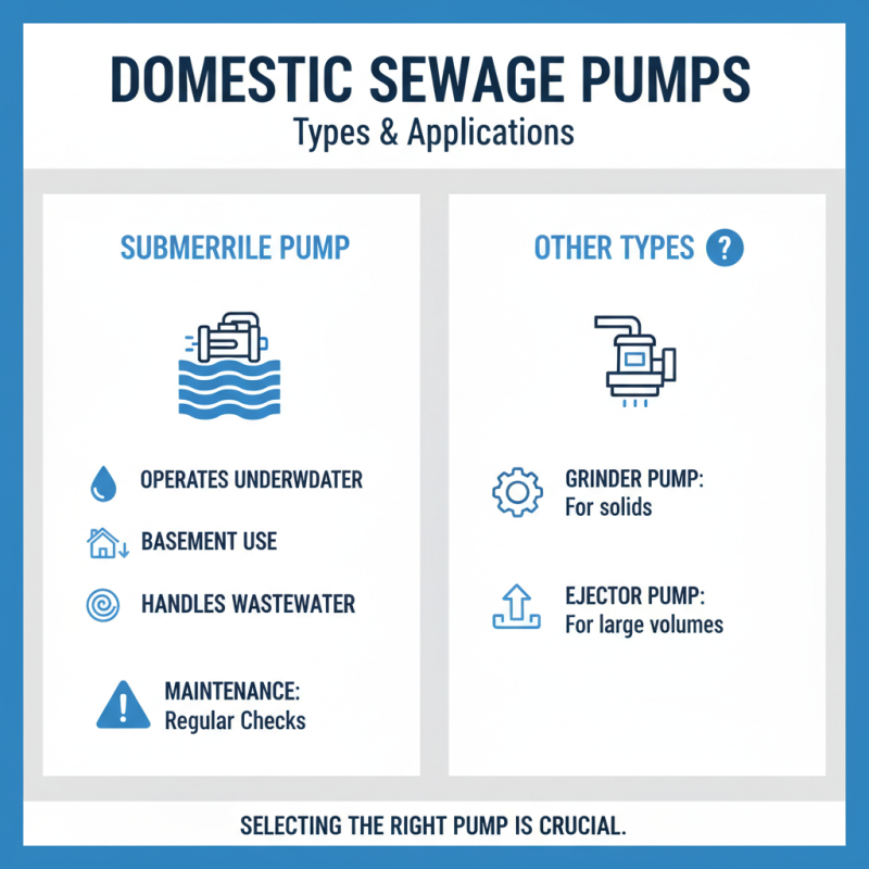 How to Choose the Right Domestic Sewage Pumps for Your Home?