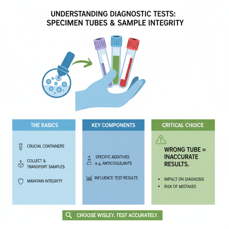 What is a specimen tube and how is it used?