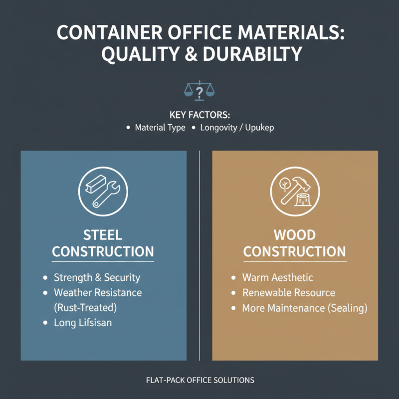 How to Choose the Right Flat Pack Container Office for Your Needs?