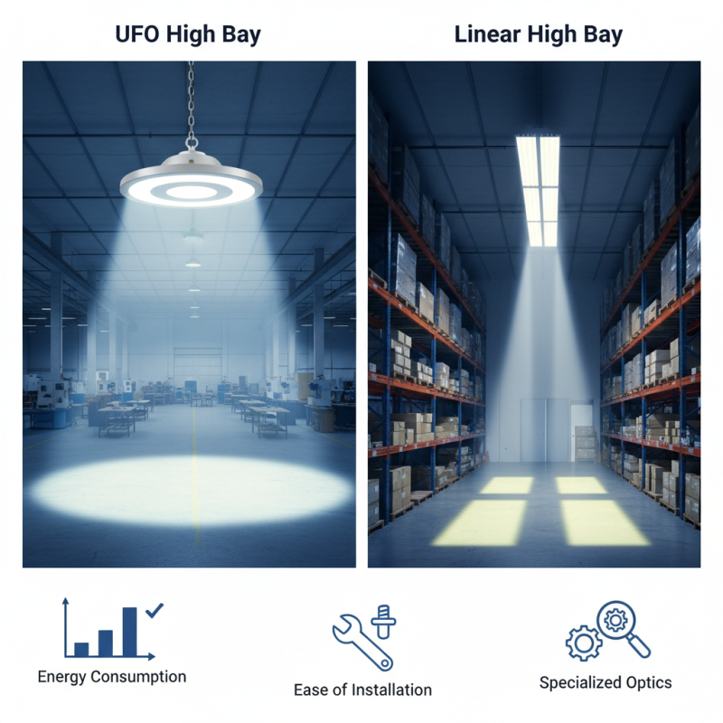 Top 10 Differences Between UFO High Bay and Linear High Bay?