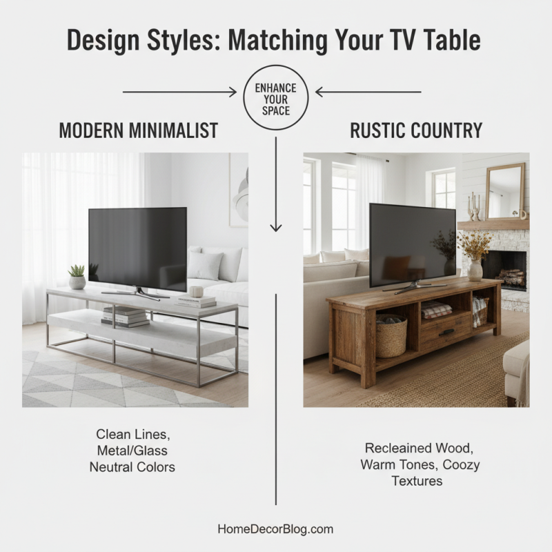 How to Choose the Perfect TV Table for Your Living Room?