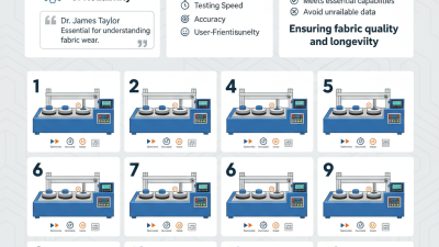 Top 10 Martindale Abrasion Testing Machines for Quality Control?