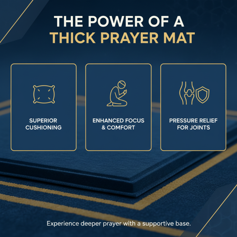 How to Choose the Best Thick Prayer Mat for Your Needs?