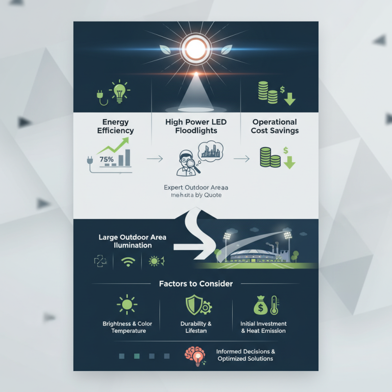 What is High Power LED Floodlights and Why Choose Them?