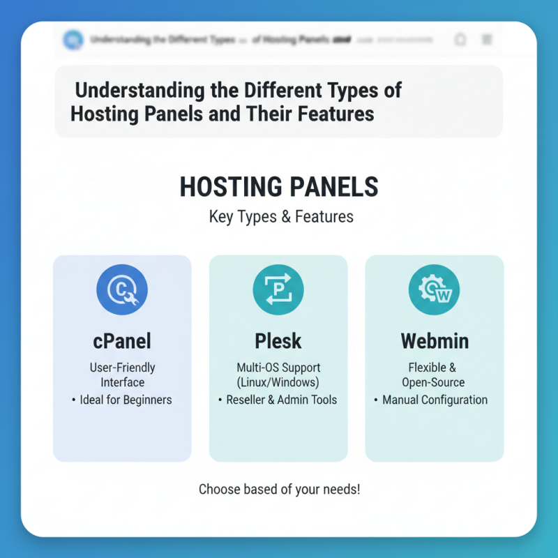How to Choose the Best Hosting Panel for Your Website Needs?