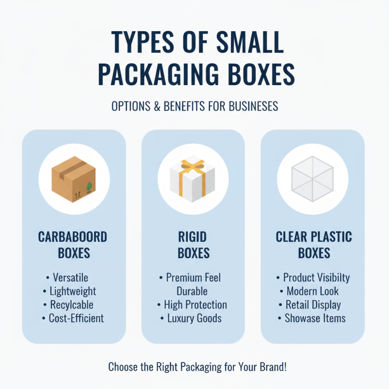 How to Choose the Best Small Packaging Boxes for Your Business Needs?