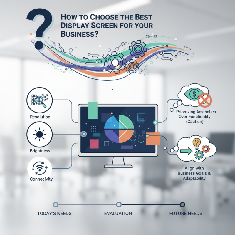 How to Choose the Best Display Screen for Your Business?