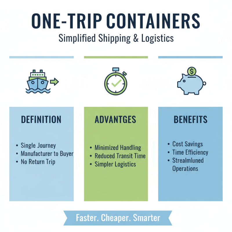What are One Trip Containers and Their Benefits for Buyers?