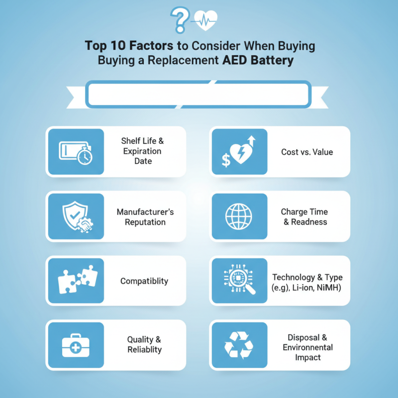 Top 10 Factors to Consider When Buying Replacement AED Battery?