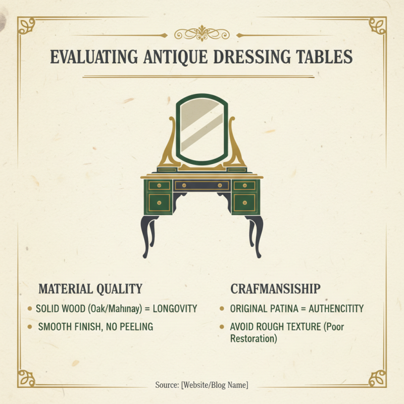 How to Choose the Perfect Antique Dressing Table for Your Home?