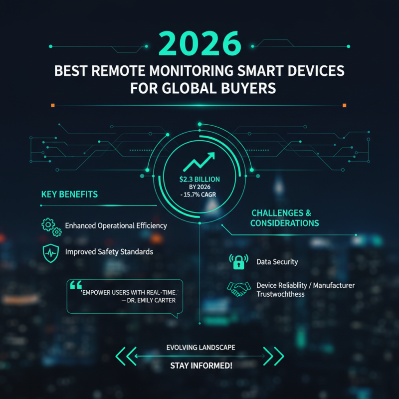 2026 Best Remote Monitoring Smart Devices for Global Buyers?